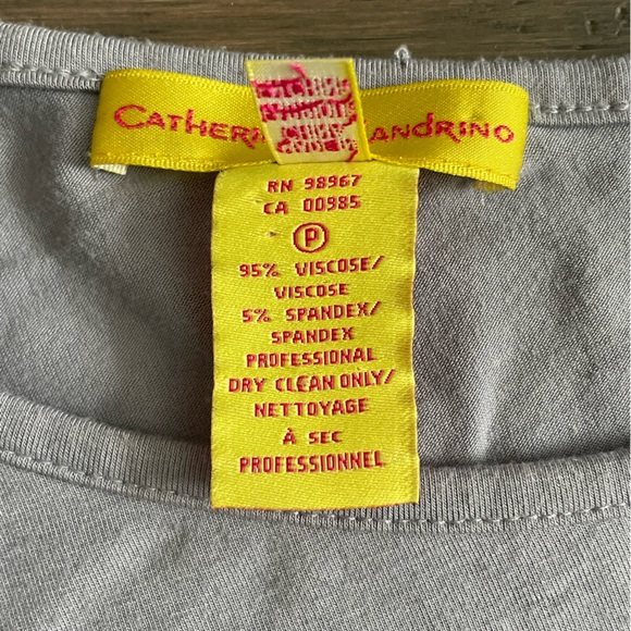 Catherine Malandrino Light Purple/Gray Dress Size Small Soft Comfortable - Picture 7 of 7